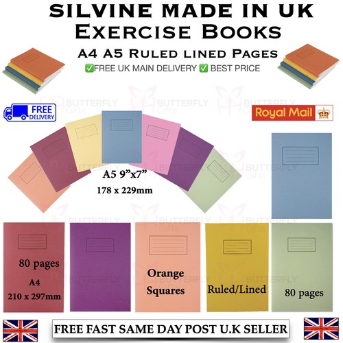 School exercise books - a4,